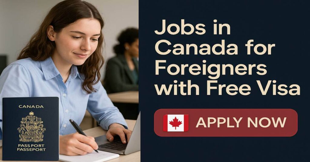 Jobs in Canada for Foreigners with Free Visa