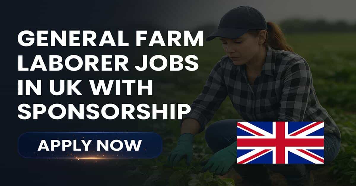 General Farm Laborer Jobs in UK with Sponsorship