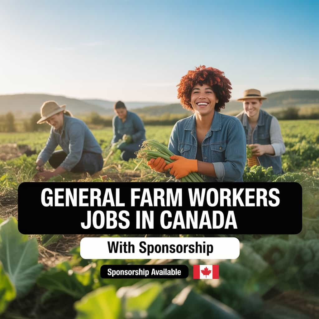 General Farm Workers Jobs in Canada with Sponsorship