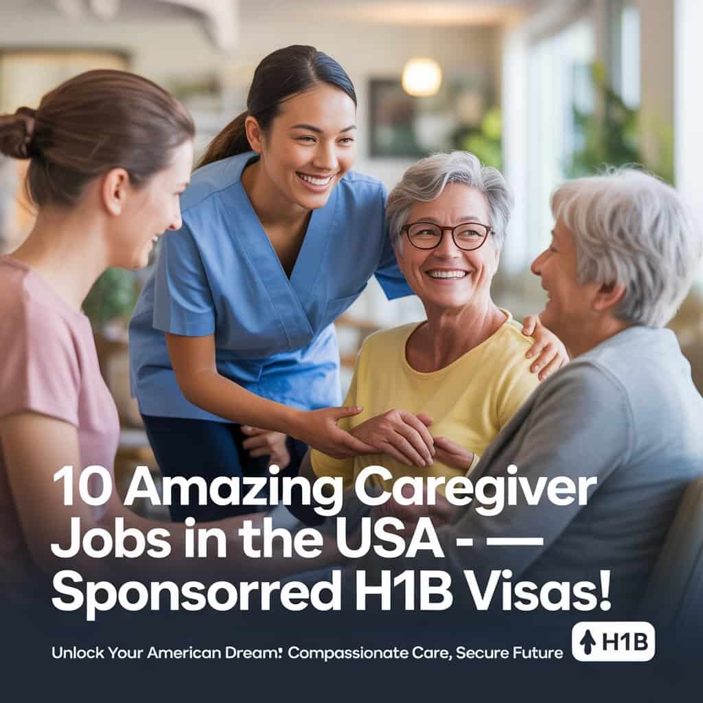 H1B Visa Sponsorship Caregiver Jobs in USA