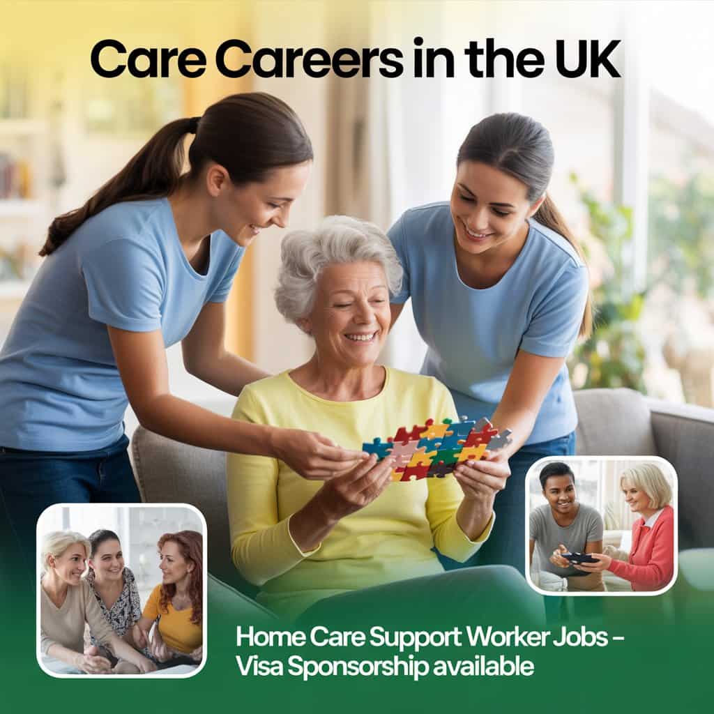 Home Care Support Worker Jobs in UK with Visa