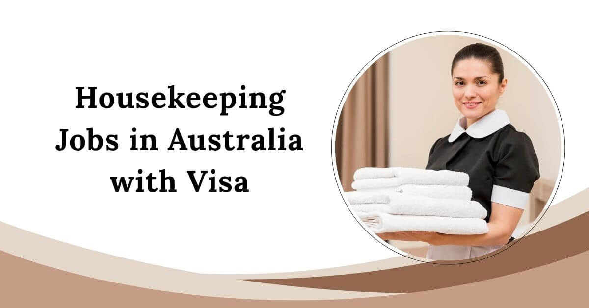 Housekeeping Jobs in Australia with Visa
