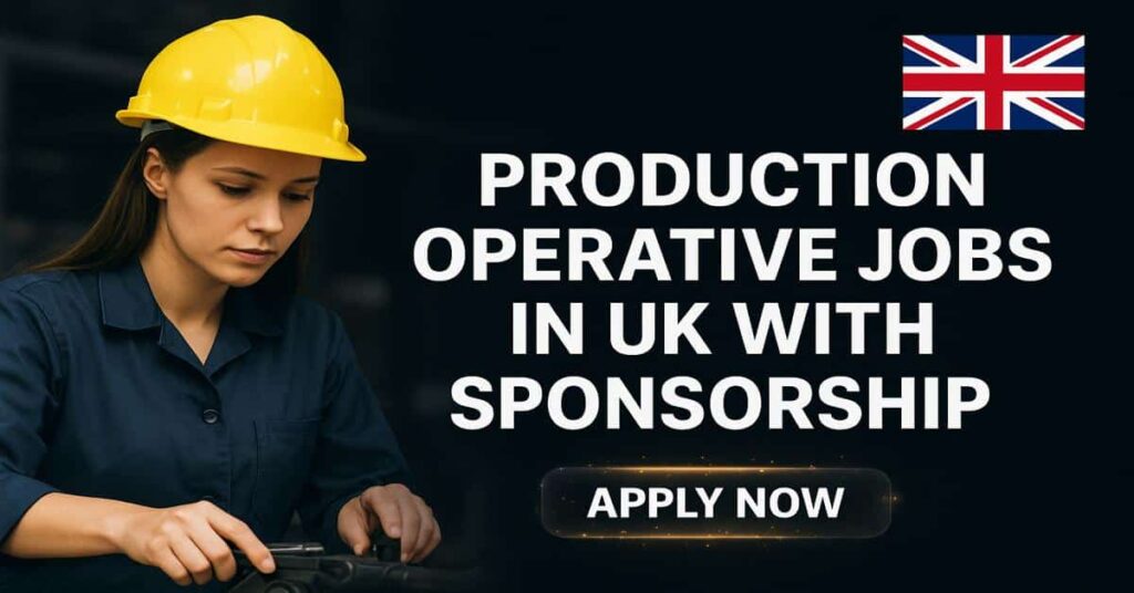 Production Operative Jobs in UK with Sponsorship