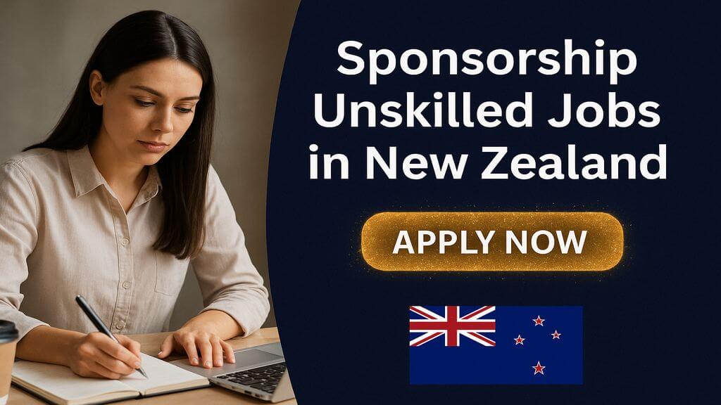 Sponsorship Unskilled Jobs in New Zealand