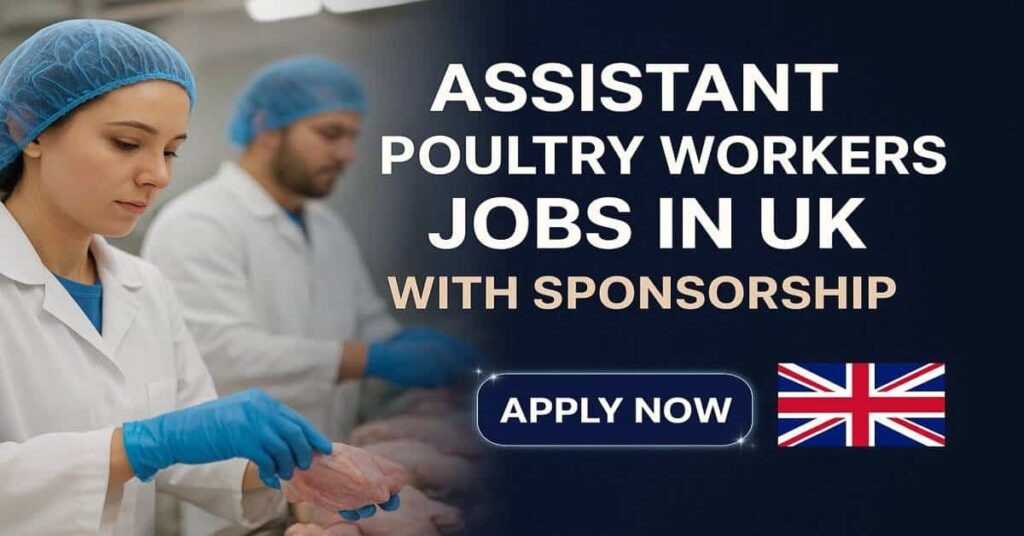 Assistant Poultry Workers Jobs in UK with Sponsorship