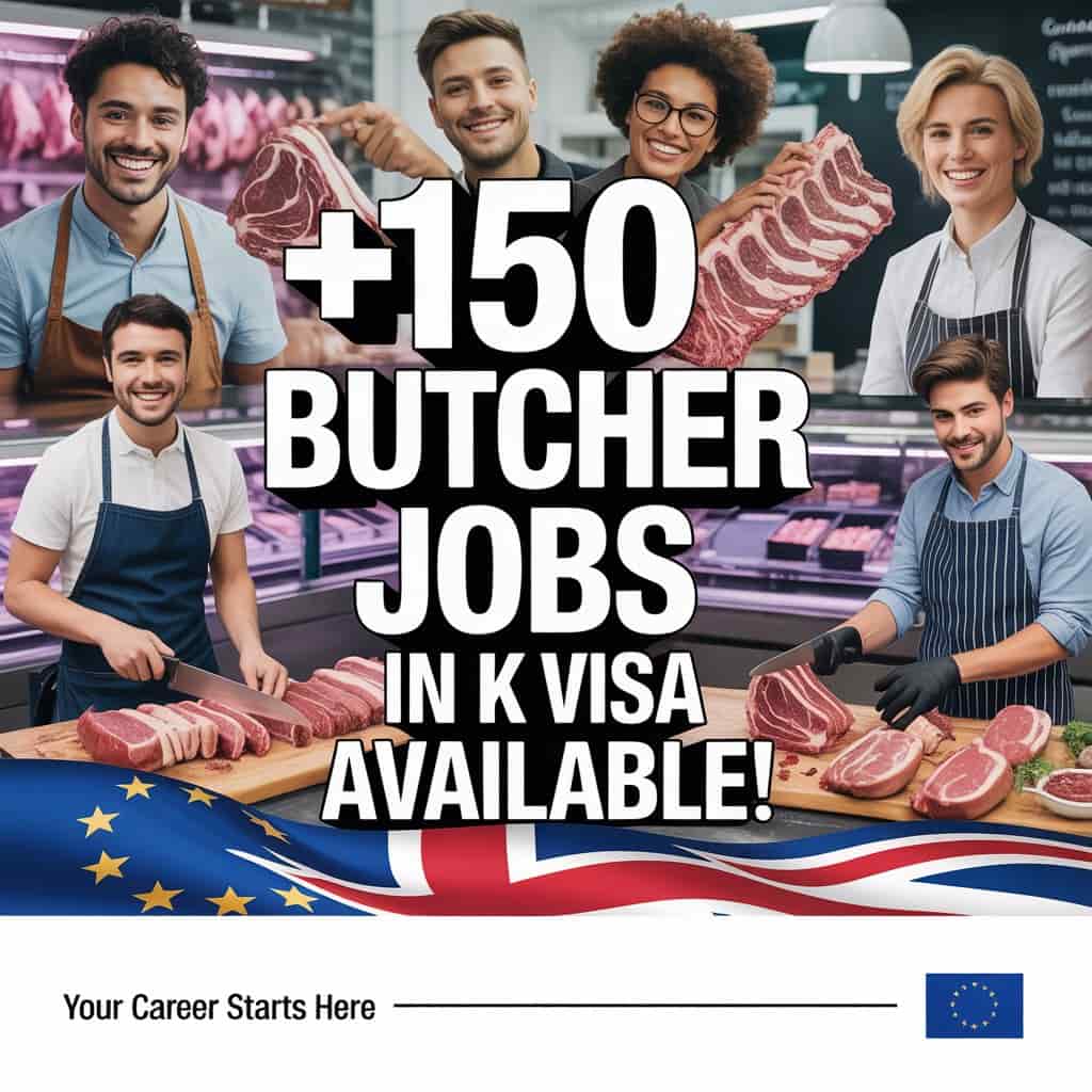 Butcher Jobs in UK with Visa