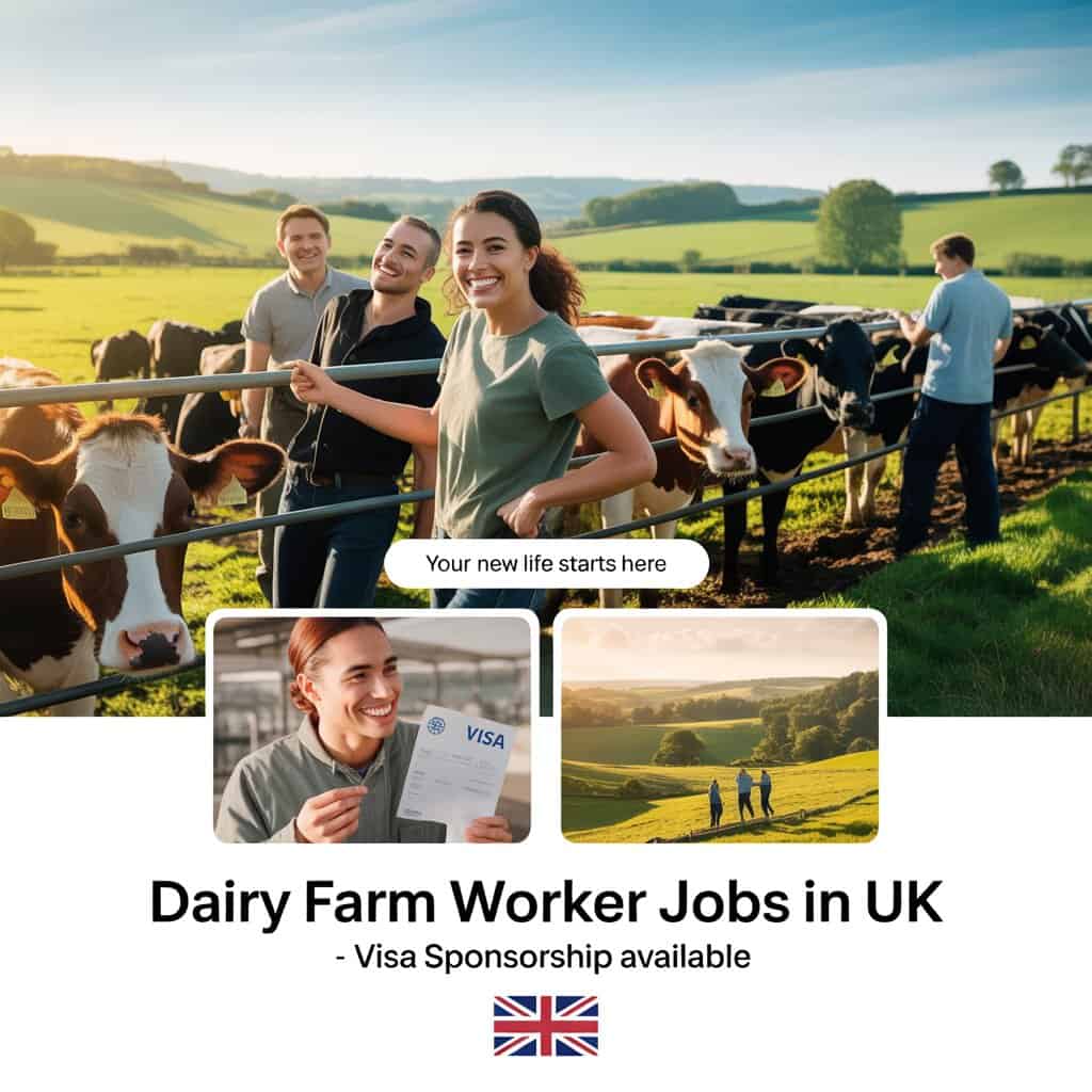 Dairy Farm Worker Jobs in UK with Visa