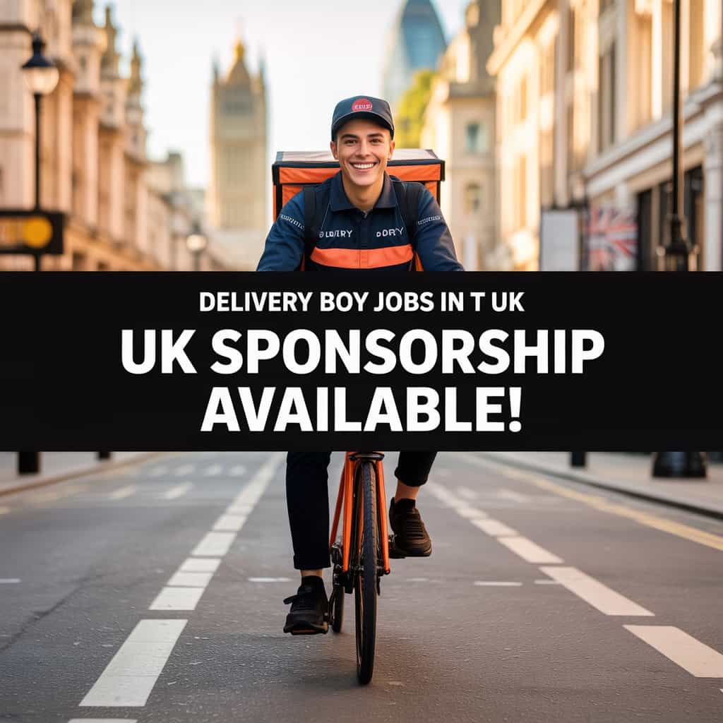 Delivery Boy Jobs in UK with Sponsorship