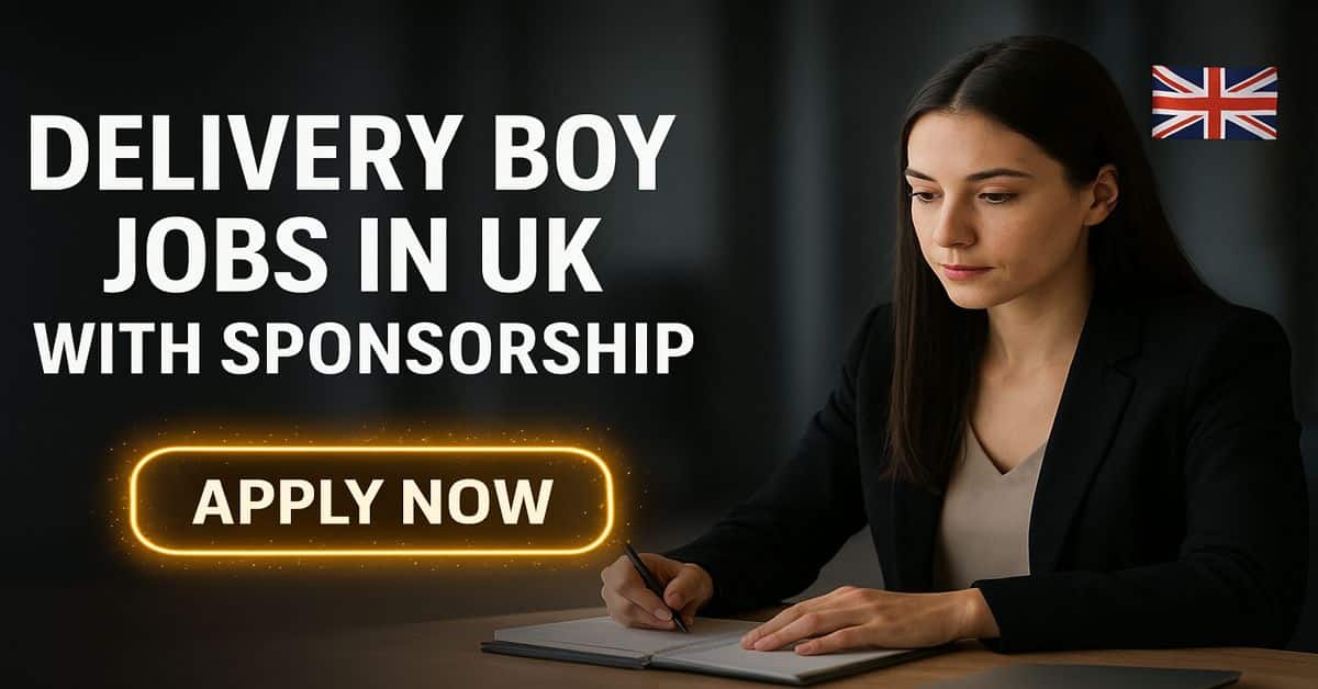 Delivery Boy Jobs in UK with Sponsorship