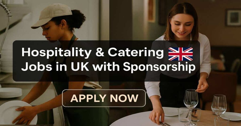 Hospitality & Catering Jobs in UK with Sponsorship