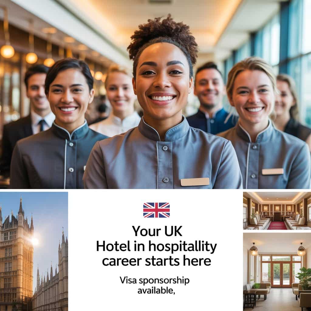 Hotel Jobs in UK with Visa Sponsorship
