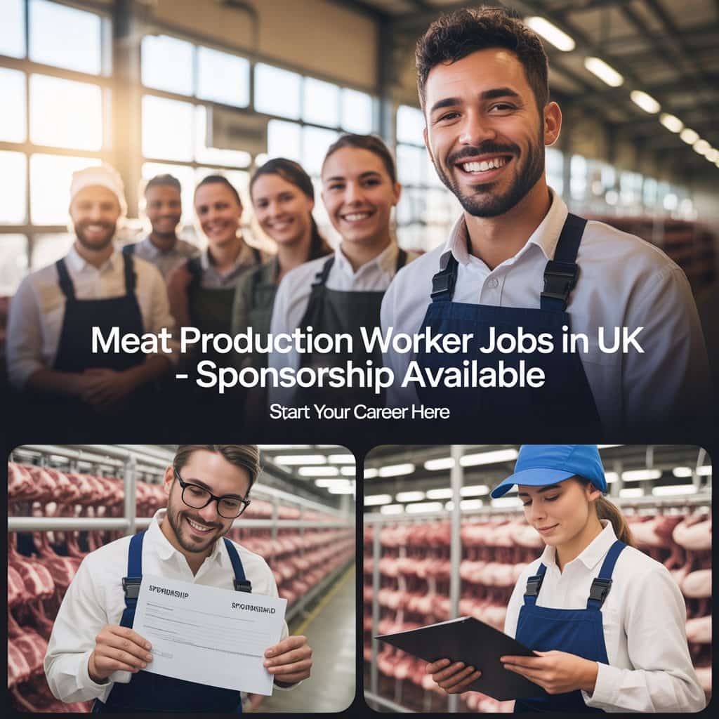 Meat Production Worker Jobs in UK with Sponsorship