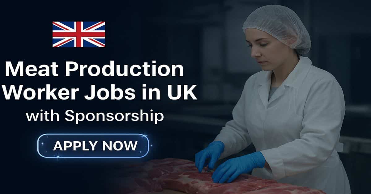 Meat Production Worker Jobs in UK with Sponsorship