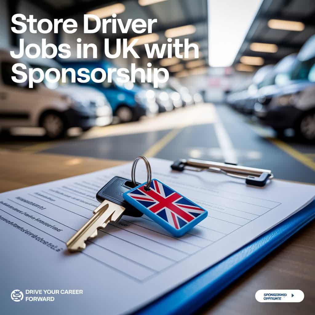 Store Driver Jobs in UK with Sponsorship