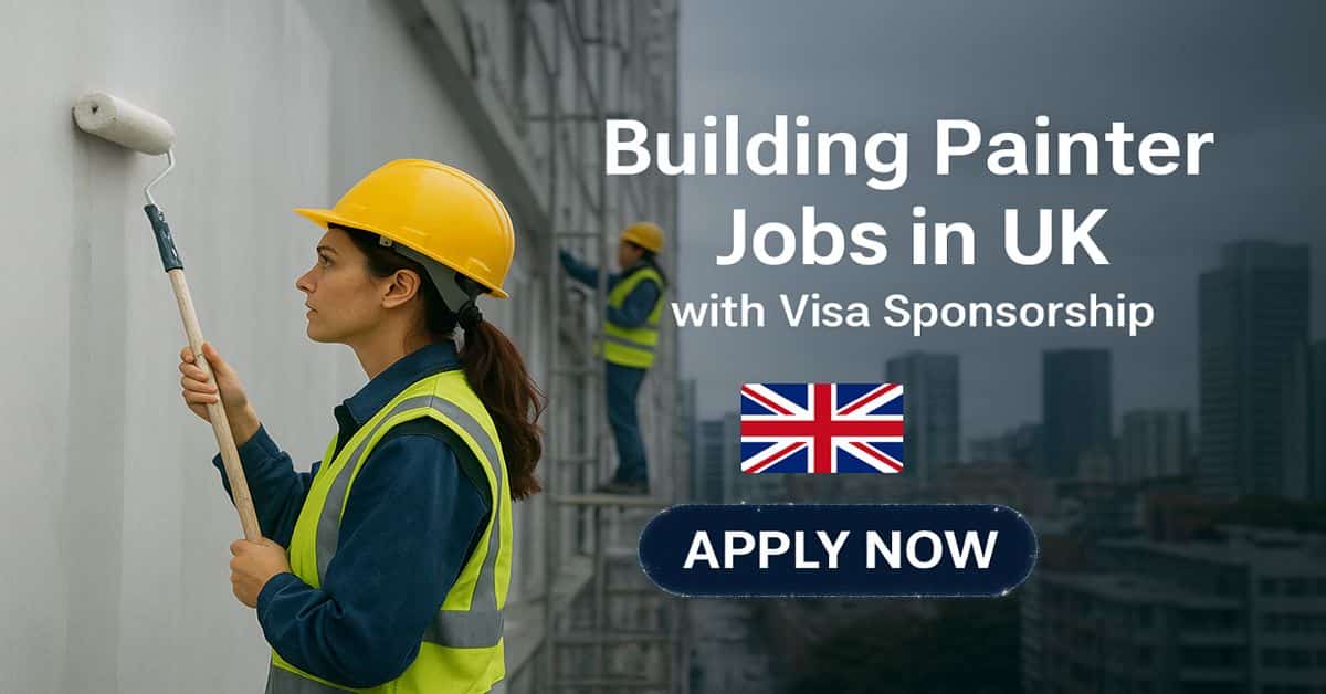 Building Painter Jobs in UK with Visa Sponsorship
