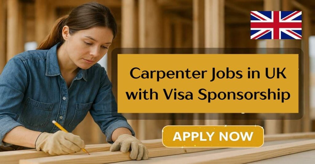 Carpenter Jobs in UK with Visa Sponsorship