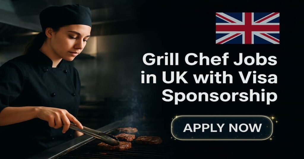 Grill Chef Jobs in UK with Visa Sponsorship