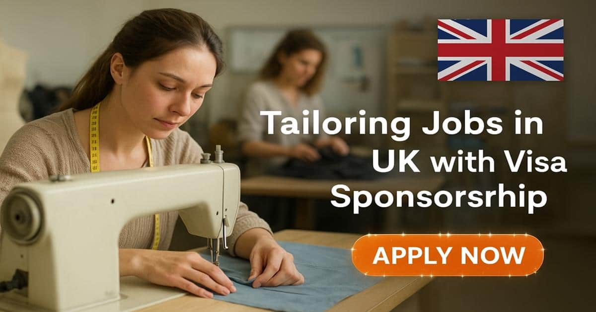 Tailoring Jobs in UK with Visa Sponsorship