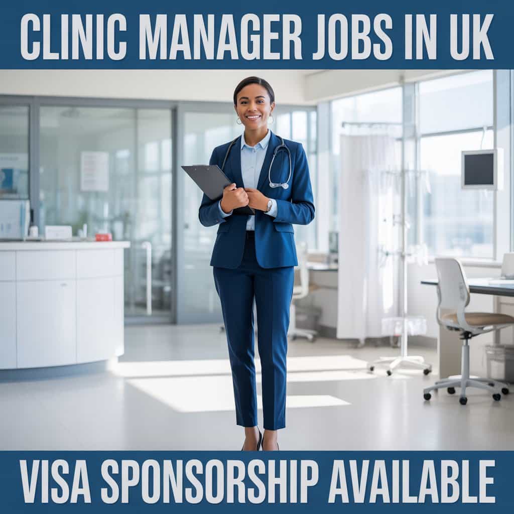 Visa Sponsorship Clinic Manager Jobs in UK