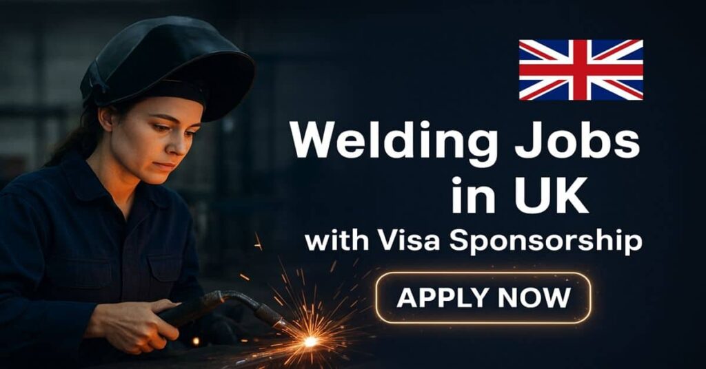 Welding Jobs in UK with Visa Sponsorship