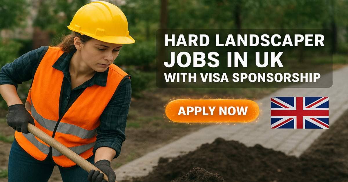 Hard Landscaper Jobs in UK with Visa Sponsorship