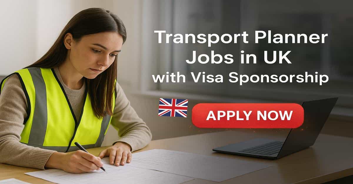Transport Planner Jobs in UK with Visa Sponsorship