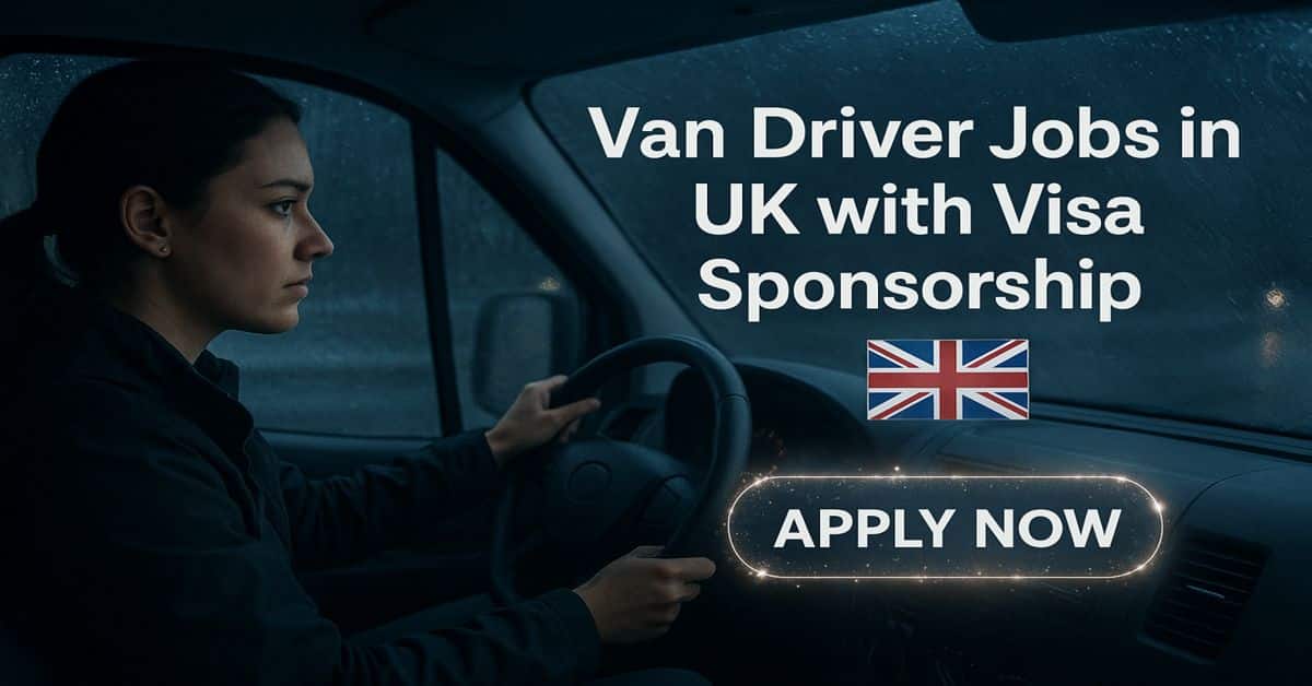 Van Driver Jobs in UK with Visa Sponsorship