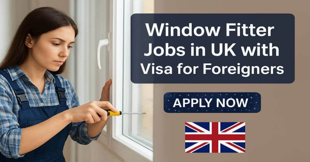 Window Fitter Jobs in UK with Visa for Foreigners