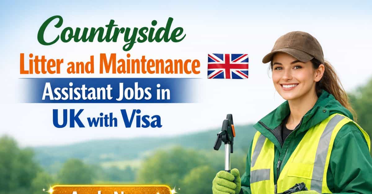 Countryside Litter and Maintenance Assistant Jobs in UK with Visa
