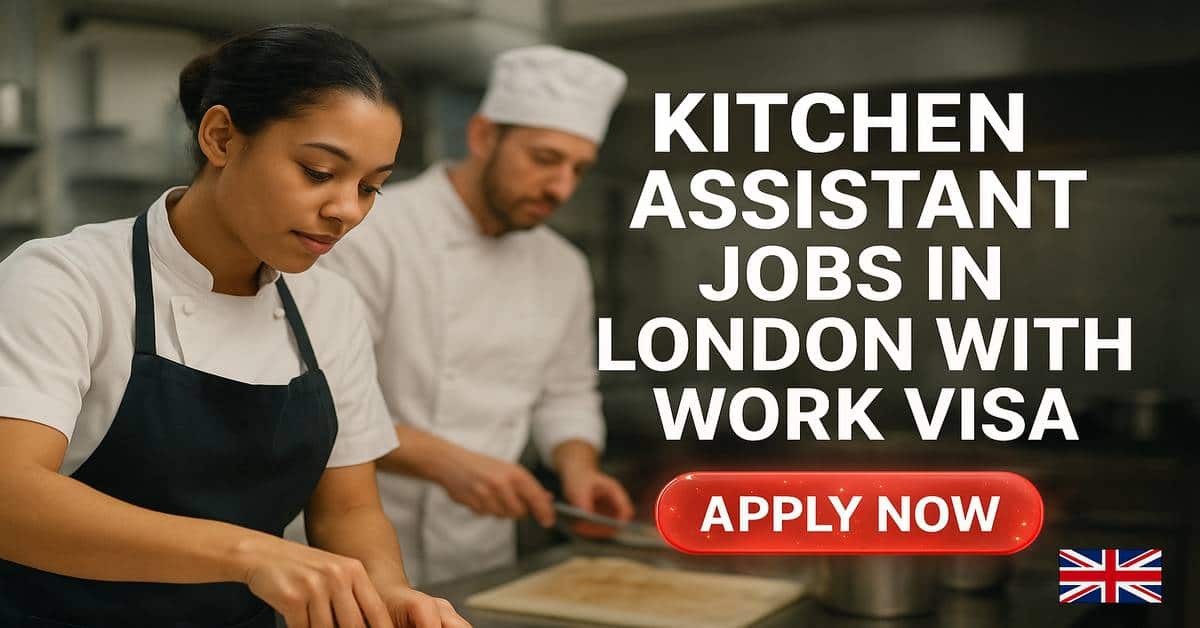 Kitchen Assistant Jobs in London with Work Visa