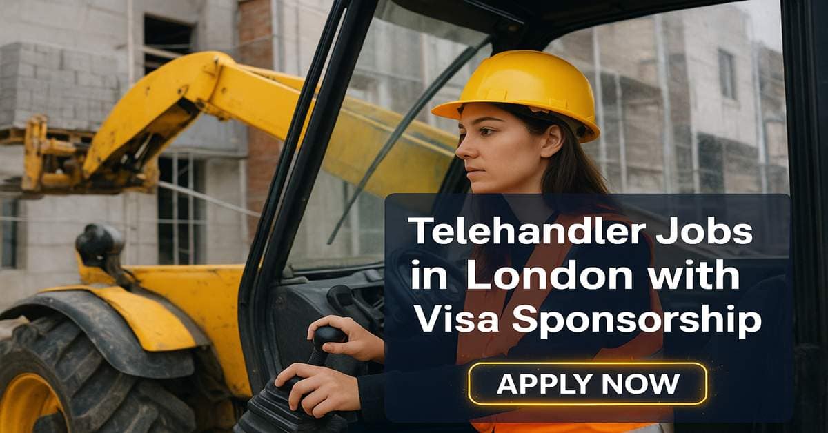 Telehandler Jobs in London with Visa Sponsorship