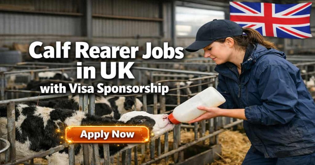 Calf Rearer Jobs in UK with Visa Sponsorship