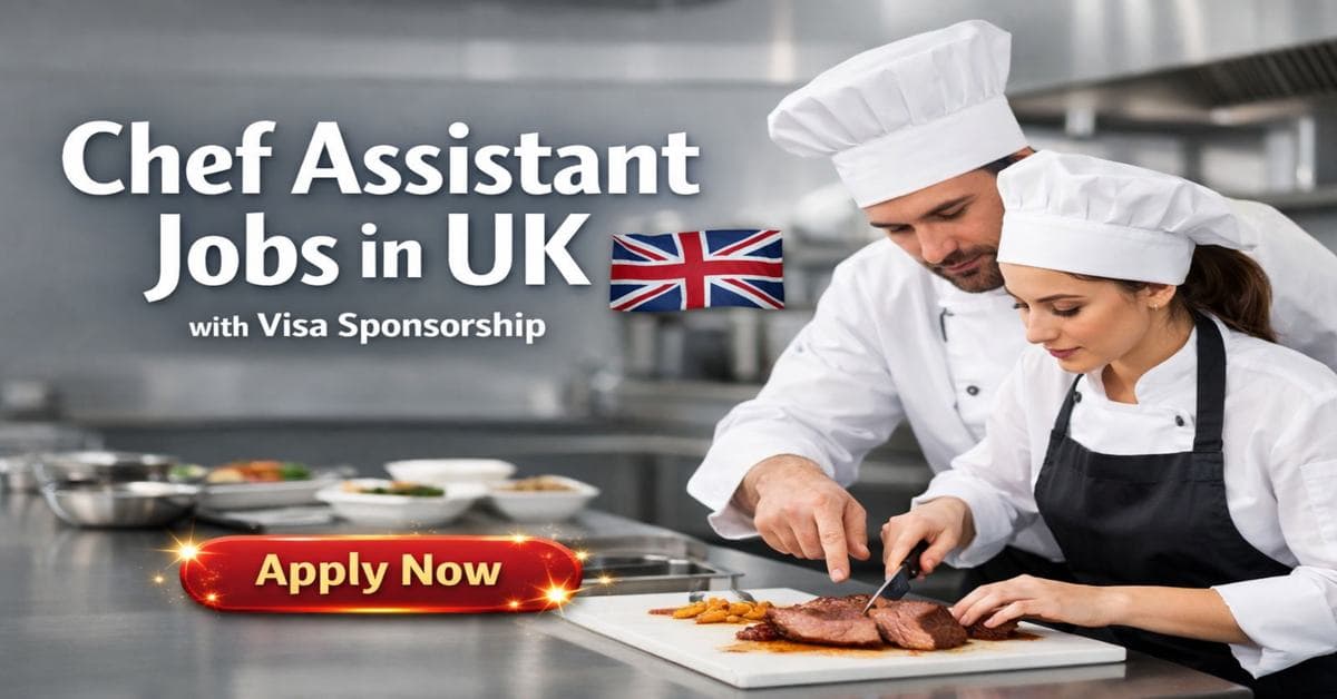 Chef Assistant Jobs in UK with Visa Sponsorship