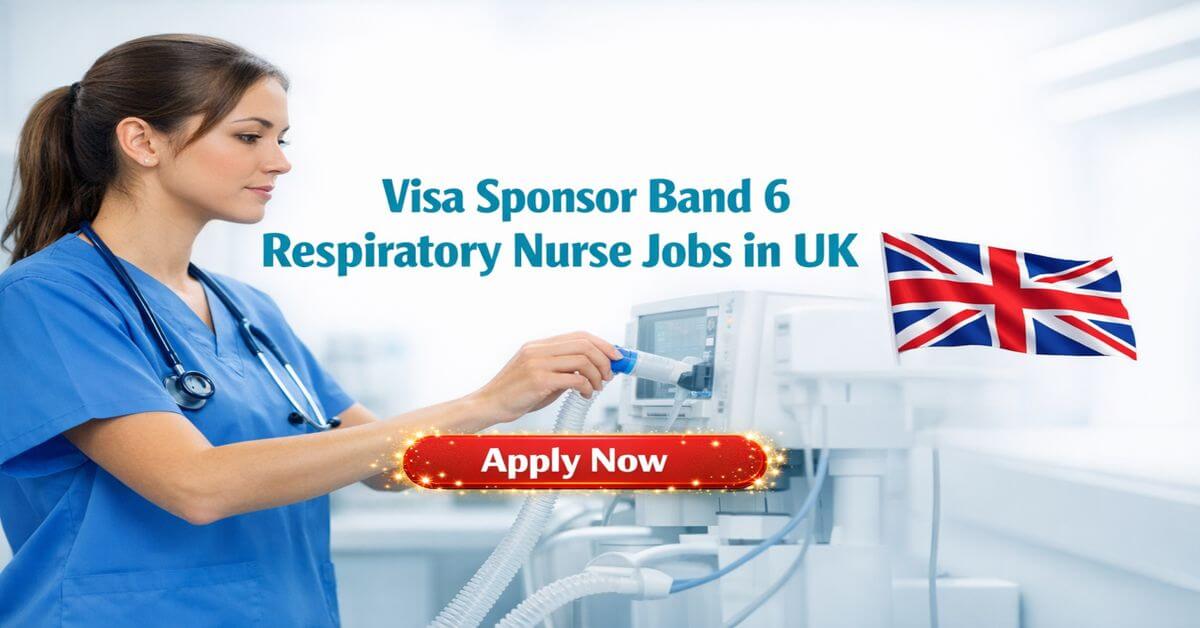 Visa Sponsor Band 6 Respiratory Nurse Jobs in UK