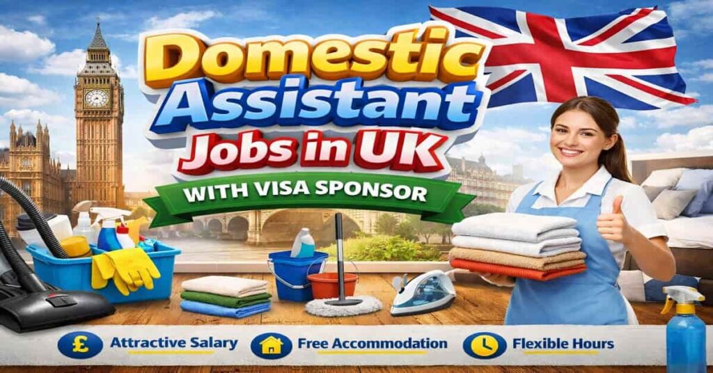 Domestic Assistant Jobs in UK with Visa Sponsor