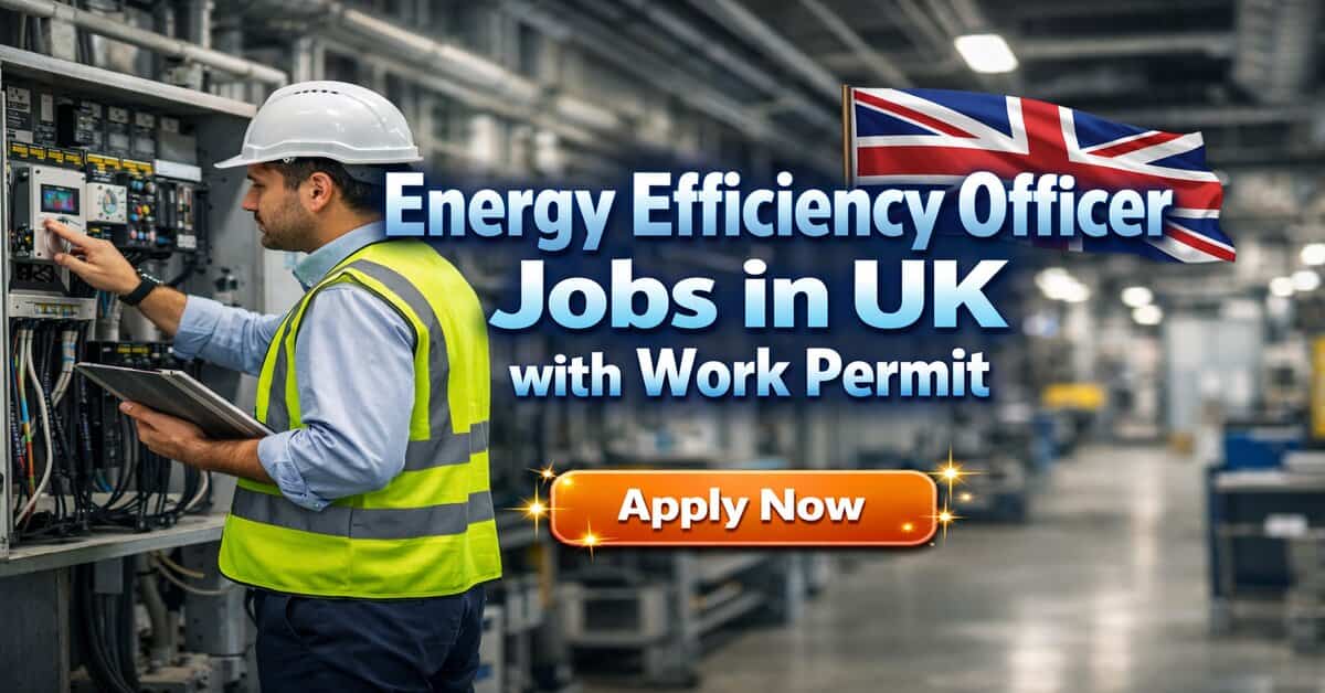 Energy Efficiency Officer Jobs in UK with Work Permit